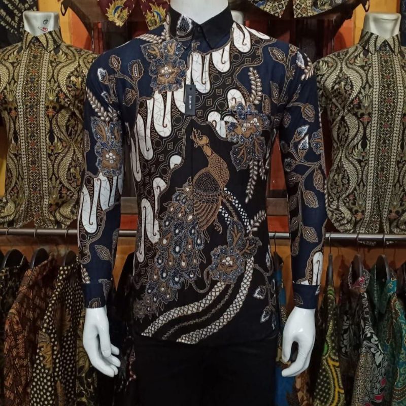 [BAJUBATIKPRIA] BAJU BATIK PRIA SLIMFIT MODERN LENGAN PANJANG SIZE M L XL XXL NEW PRODUK