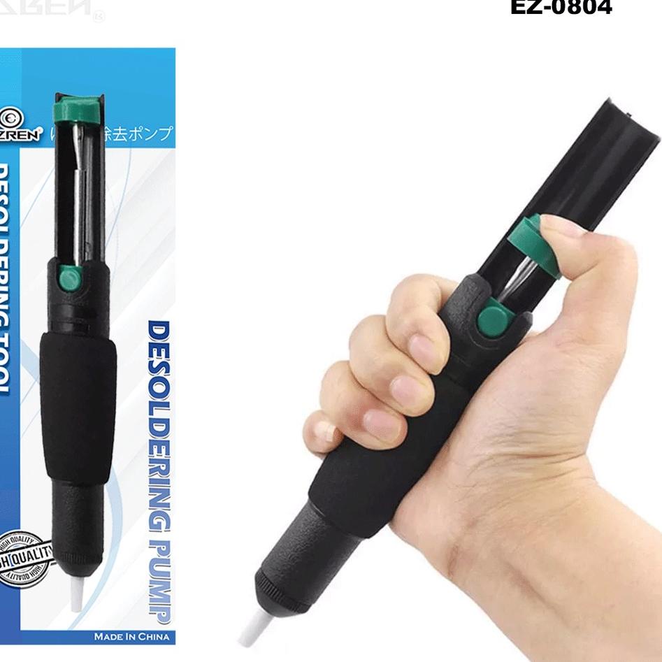 Ezren EZ-0804 Penyedot Timah Pump Soft Handle Anti-Slip Double Ring