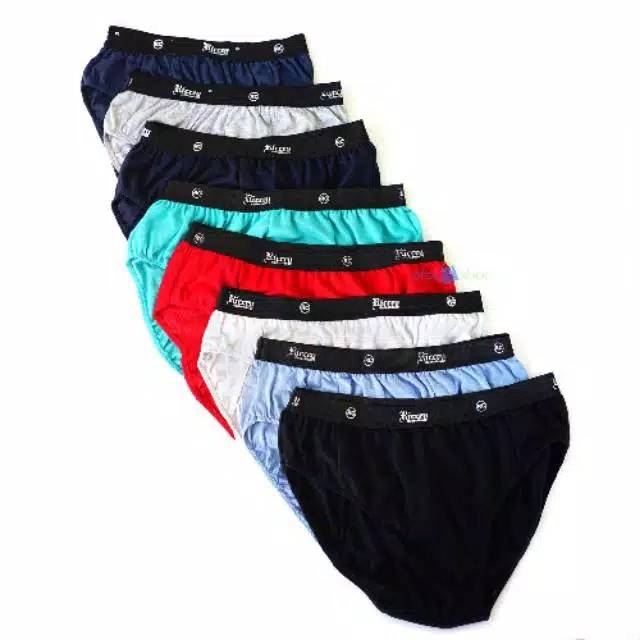 Celana Dalam  Pria  Dewasa PER 6 pcs || CD pria | Selempak Pria || CD Riccey