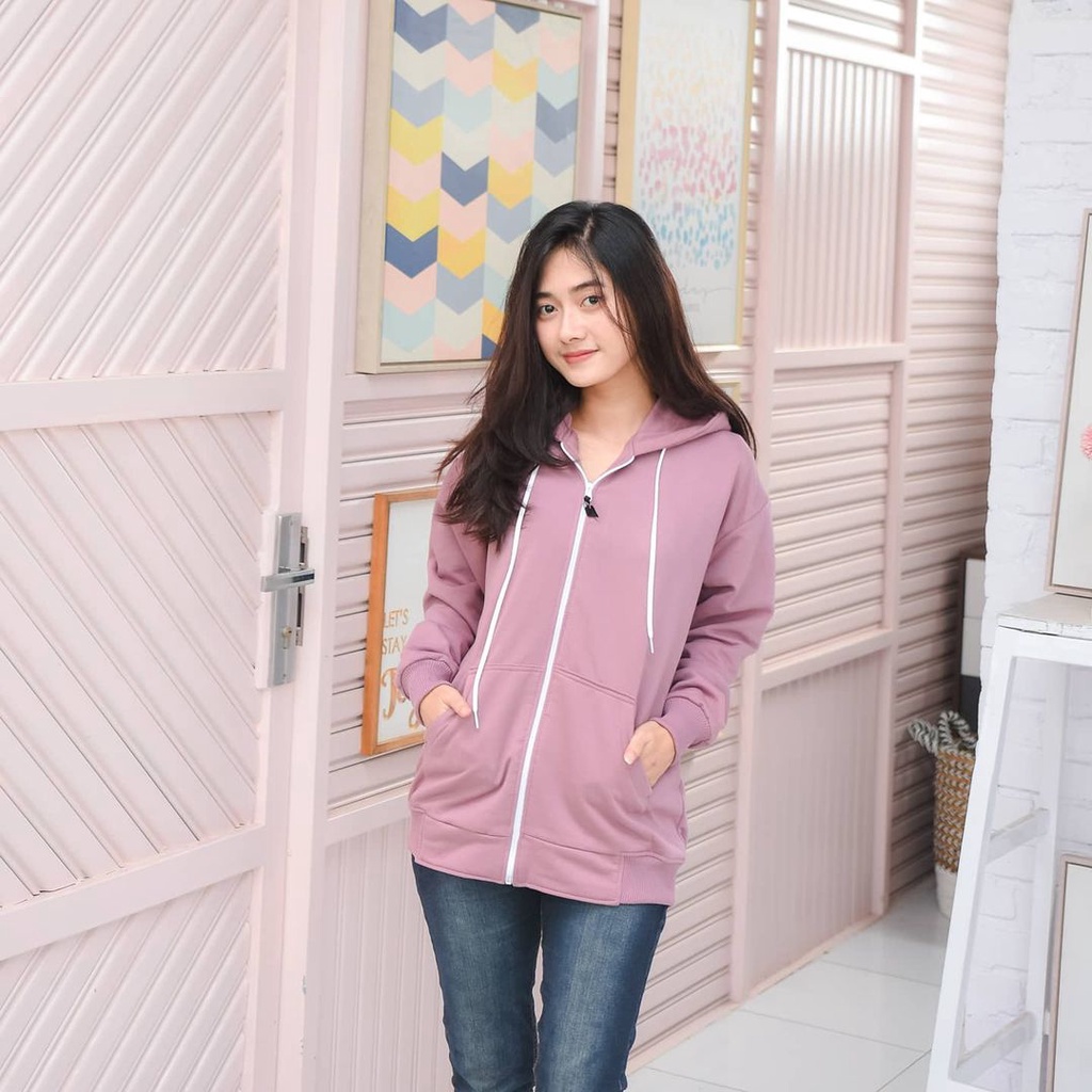 SONYA Hoodie Zipper II SONY JAKET POLOS  Zipper II HOODIE POLOS PRIA DAN WANITA II 15Wrn 3sz