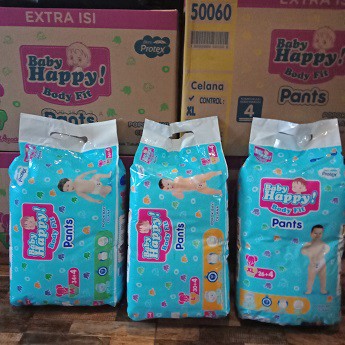 Baby Happy Pants Tipe Celana PROMO [Size M34+4 | L30+4 | XL26+4]
