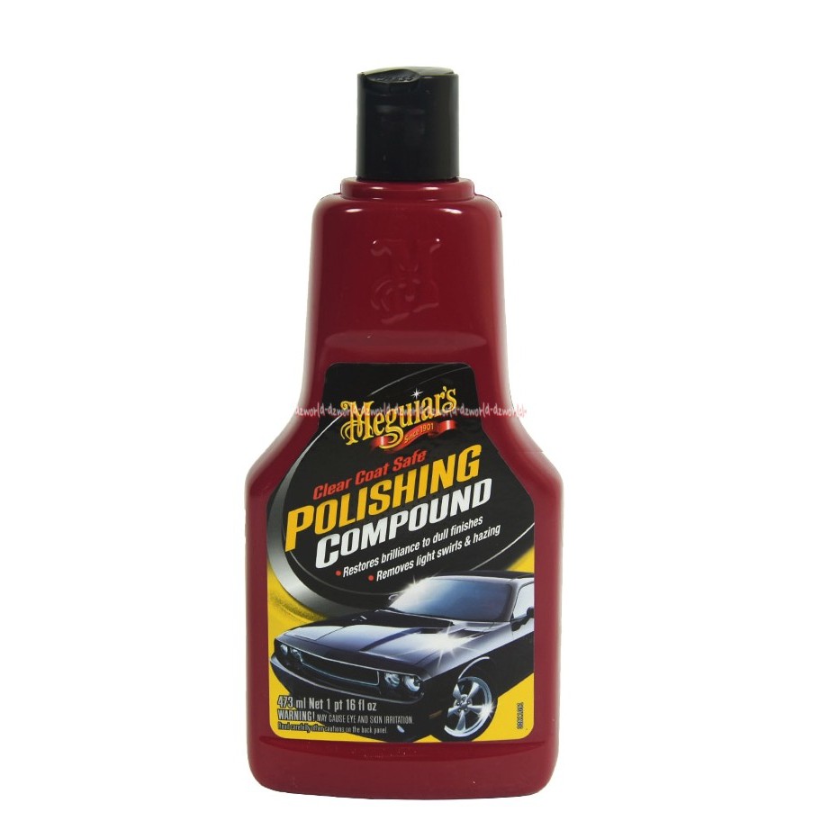 Meguiar's Polishing Compound 473ml Menghilangkan Goresan Halus atau Melingkar Pada Cat Mobil Meguaiars Clear Great Compounds Car