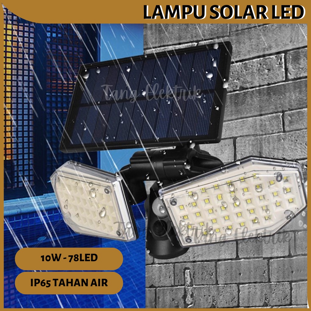 Lampu Solar Tenaga Surya Lampu Jalan Lampu Taman Wall Lamp Sensor Waterproof