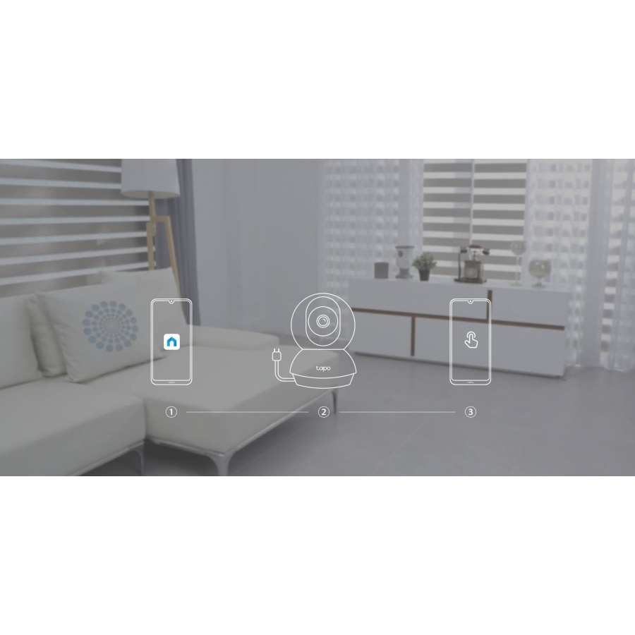 TP Link Tapo C200 Pan/Tilt Home Security Wi-Fi 360 Camera FHD 1080p - Garansi Resmi 1 Tahun