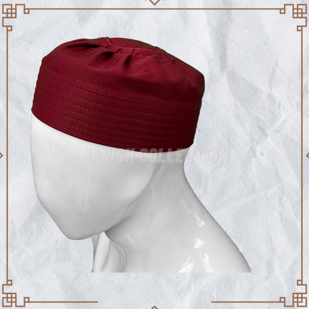 Peci Kopiah IJAZI Katun Polos Hijau Hitam Putih Abu Maroon Kopiah Sholat Santri Pria Dewasa Anak Laki Kopyah Bulat Haji Habib Syeikh Habaib Syech Haqqani HQ Kopeah Pesantren Malaysia Assagofah Terompah Oman Madinah Mesir Turki Pakistan Afghanistan Ori NU