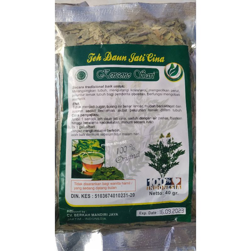 

Teh Daun Jati Cina Kencono Sari