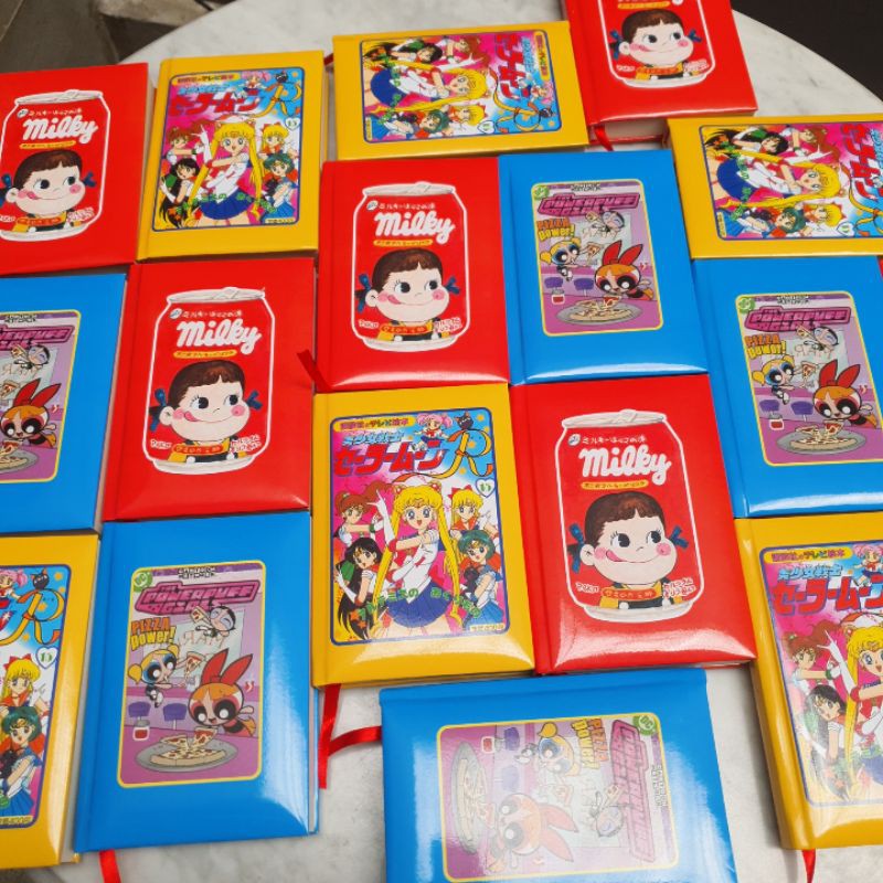 

Notebook Agenda Buku Tema 90s Sailormoon Milky Powerpuff Girls Jurnal