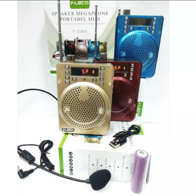 SPEAKER MINI RADIO/ SPEAKER MINI RADIO FLECO F-558A