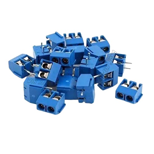 TERMINAL PCB BLOCK SCREW 2 PIN TERMINAL KONEKTOR KF30 5mm BIRU