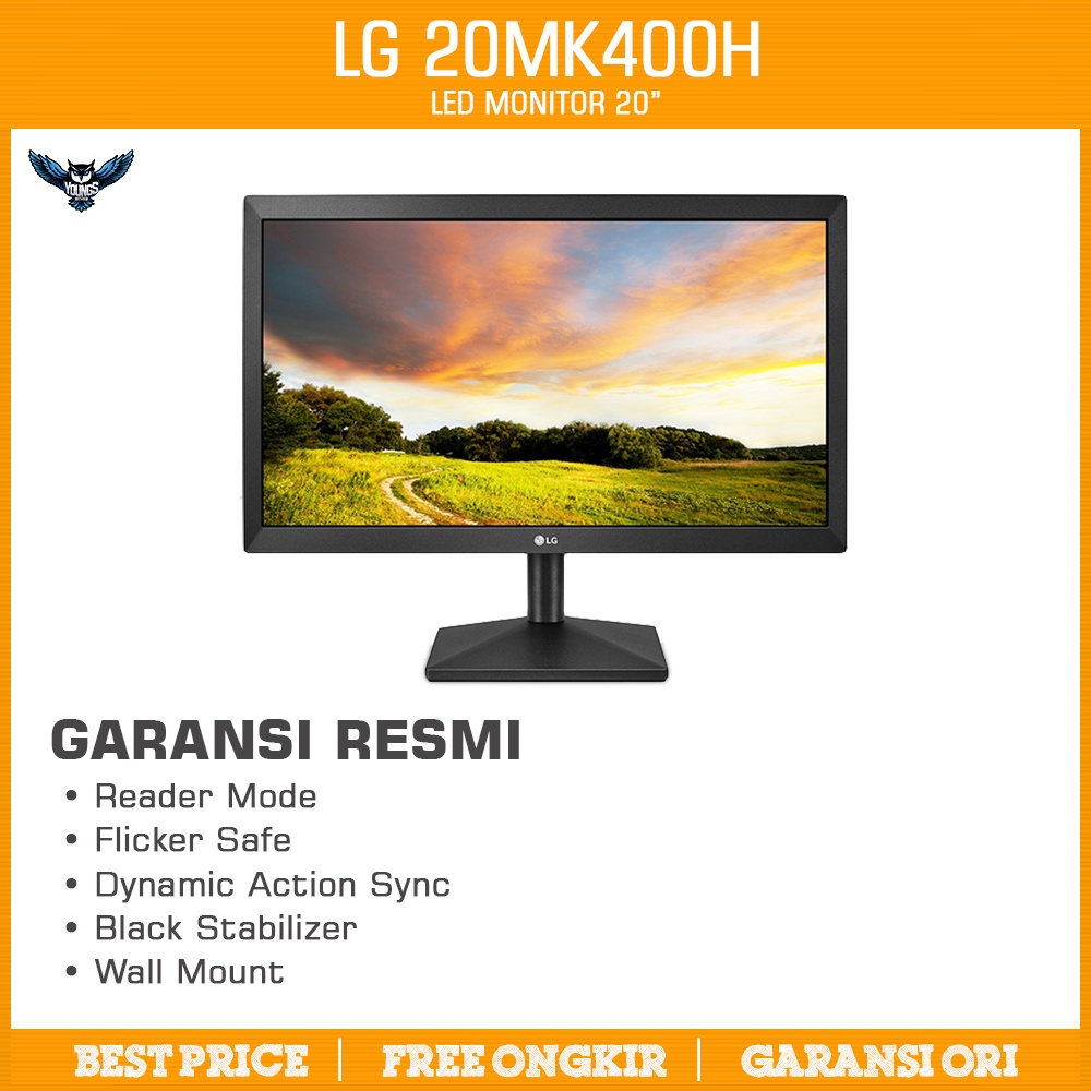 LG 20MK400H-B HDMI LED MONITOR 20&quot; 20MK400-H