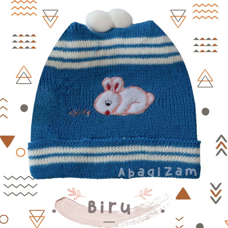 Topi Rajut Kupluk Bayi Usia 0-12 Bulan