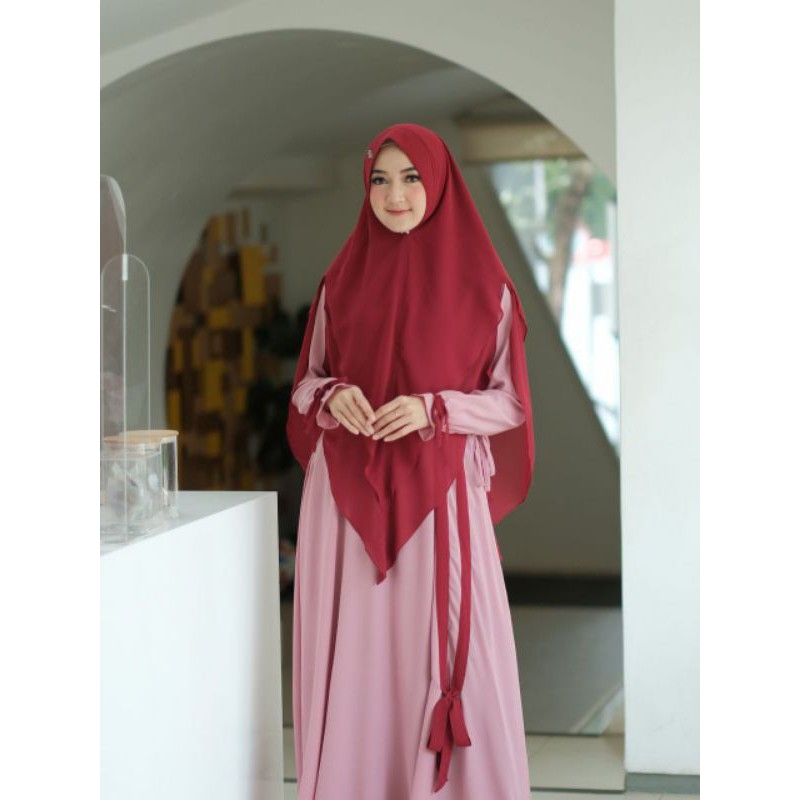 COD(Pree Order) Gamis Ayla Syari produk elhijab_official