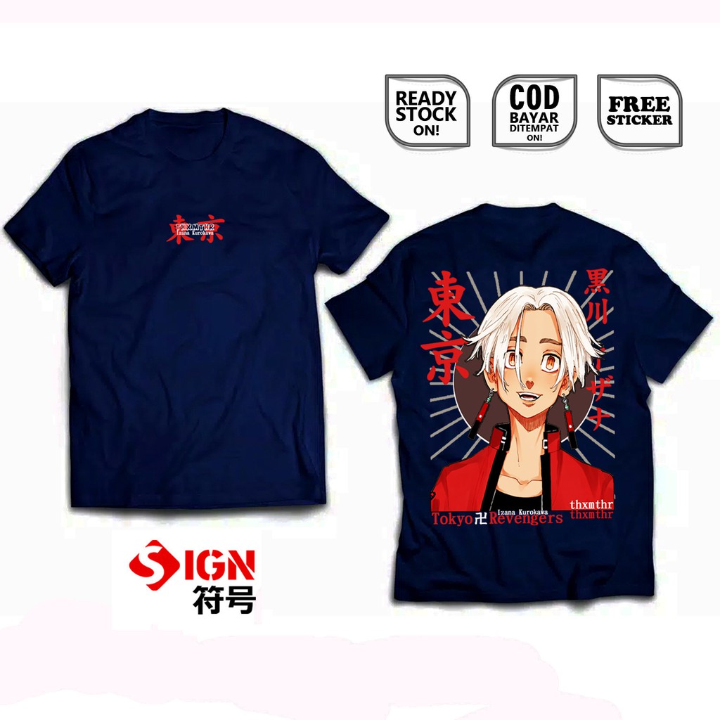 KAOS IZANA KUROKAWA TOKYO REVENGERS BLACK DRAGONS TENJIKU EMMA SHINICHIRO MANJIRO KAKUCHO TETTA SIGN