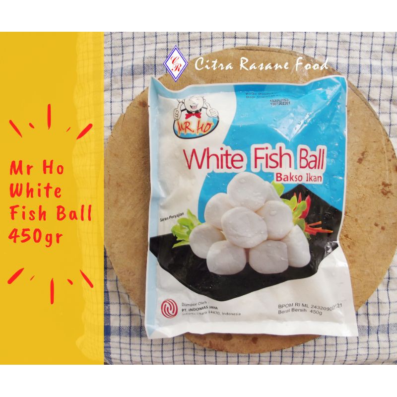 

Mr Ho White Fish Ball / Bakso Ikan 450gr