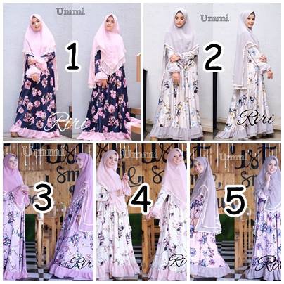 BAJU MUSLIM TERBARU RIRI syar'i by UMMI