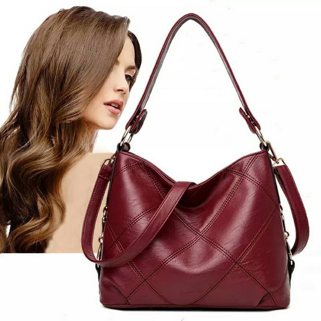 TAS SELEMPANG WANITA FLASE. ID IMPORT KULIT PREMIUM HARGA PROMO LIANA T4482D1