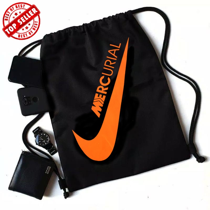 &quot;MERCURIAL&quot; Tas Murah Tas serut Fashion Tas Serut Motif CEKLIS MERCURIAL