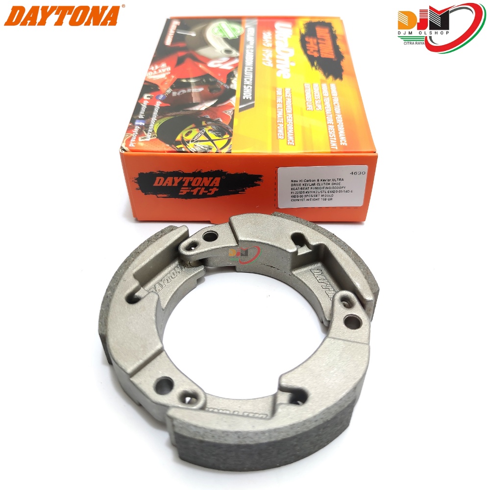 KAMPAS GANDA DAYTONA KEVLAR - CARBON CLUTCH SHOE BEAT - BEAT FI - MIO - FINO 4630