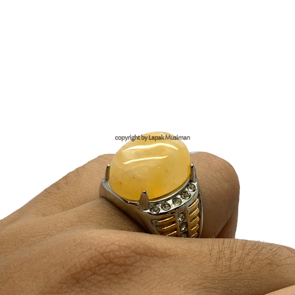 [Bayar di Tempat] CINCIN BATU MANI GAJAH ASLI NATURAL