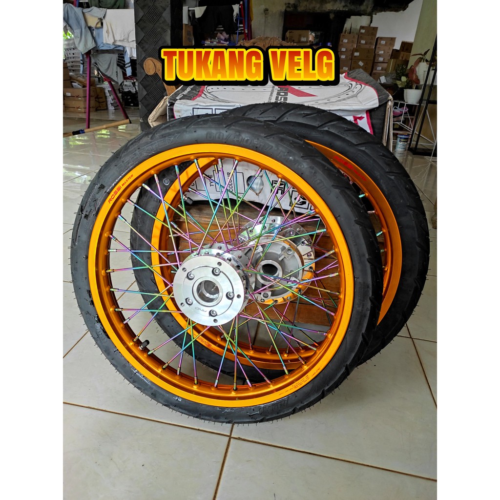 VELG JARI JARI VIXION OLD LAMA DAN VIXION NEW SEPAKET PLUS BAN FULL BARU