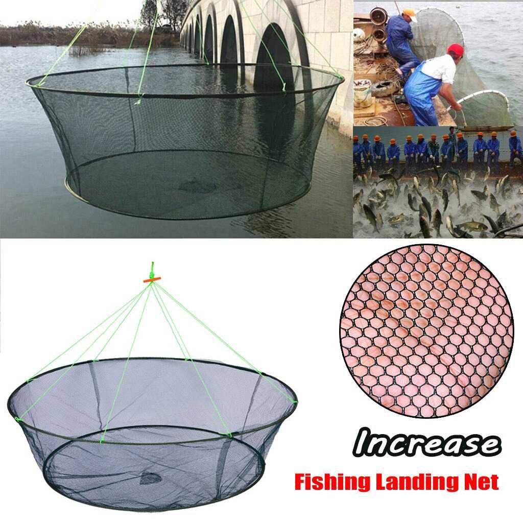 Jual JARING PENANGKAP IKAN UDANG LIPAT PANEN FISHING LANDING NET