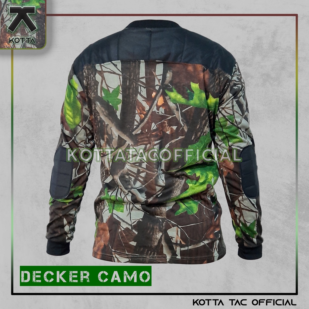 KAOS DECKER CAMO PERBAKIN - KAOS BERBURU PANJANG - KAOS KAMUFLASE - KAOS PENEMBAK - BAJU BERBURU - BAJU CAMO