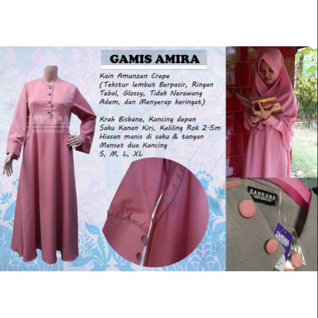gamis amira /gamis zahrana