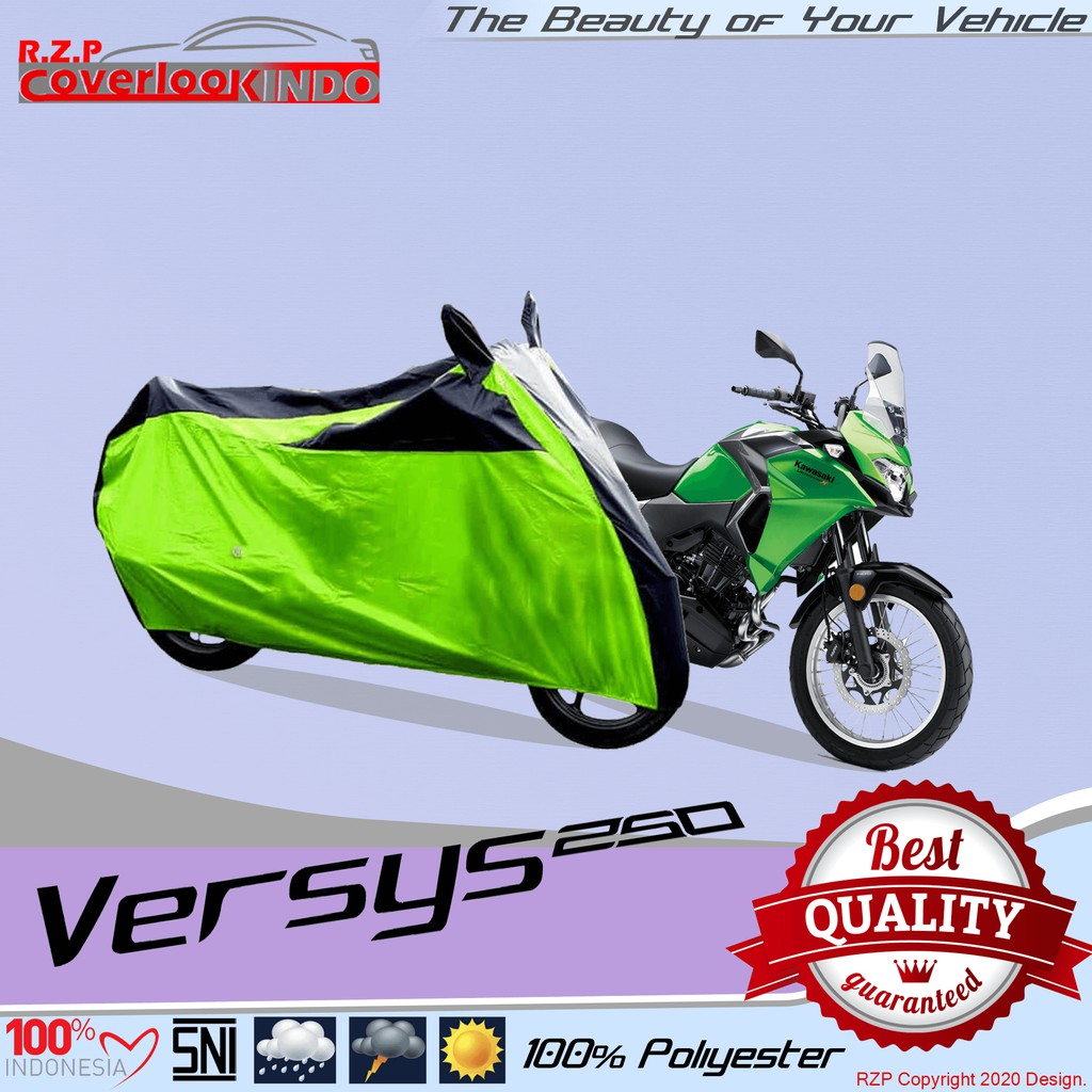 COVER MOTOR VERSYS 250 SELIMUT MOTOR VERSYS 250 SARUNG MOTOR VERSYS 250 BAHAN TEBAL