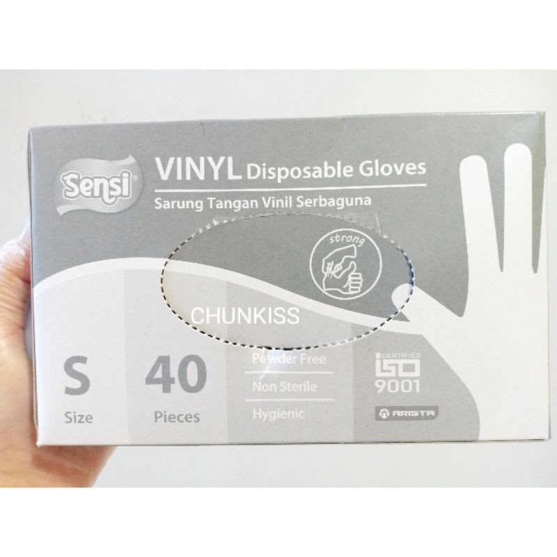 SARUNG TANGAN VINYL - DISPOSABLE GLOVES POWDER FREE