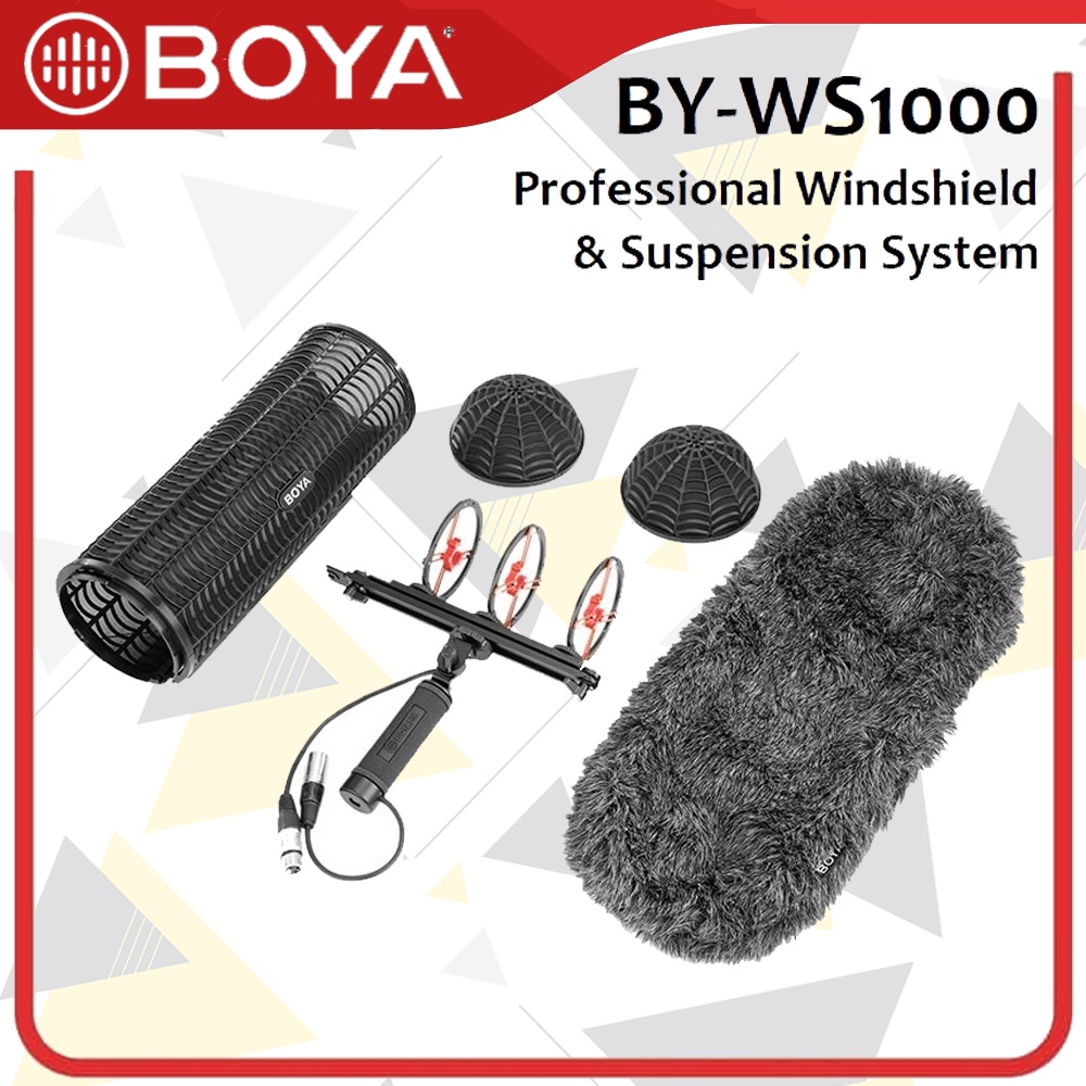 BOYA BY-WS1000 Professional Windshield & Suspension System