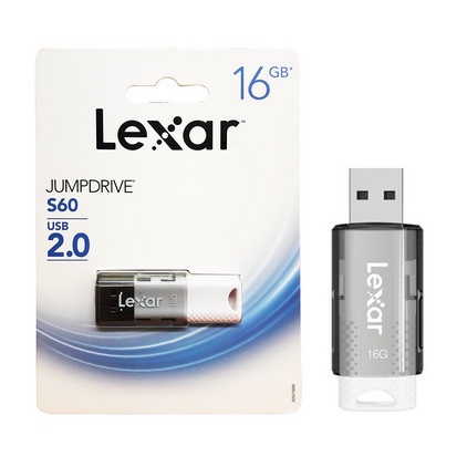 Flash Disk / Flashdisk 16GB / 32GB / 64GB Lexar Jumpdrive S60