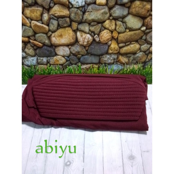 bergo dasya//oval polos//bergo dasya dewasa//bergo sekolah-Maroon