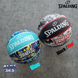 Bola Basket Spalding Graffiti - Official Rubber Outdoor Original