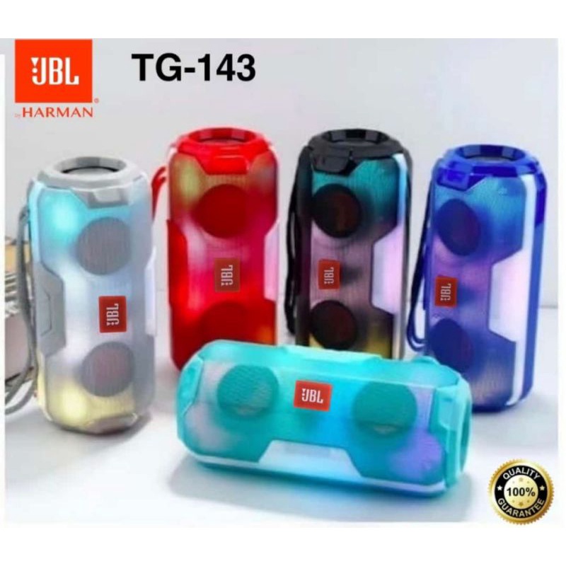 Speaker Bluetooth JBL TG-143 PORTABLE Wireless STEREO SUPER BASS LED Mini