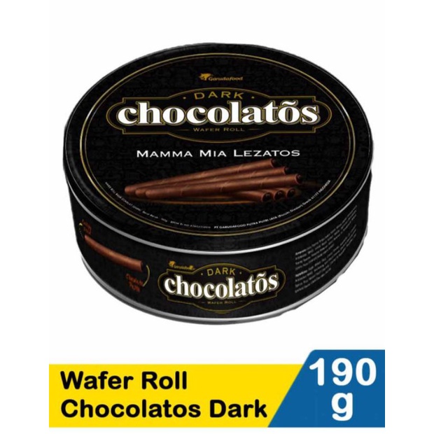 

Chocolatos Wafer Dark Roll 190gr