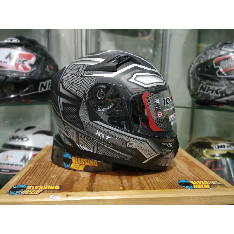 KYT k2r MARVEL BLACK PANTHER SILVER DOFF BLACK GOLD