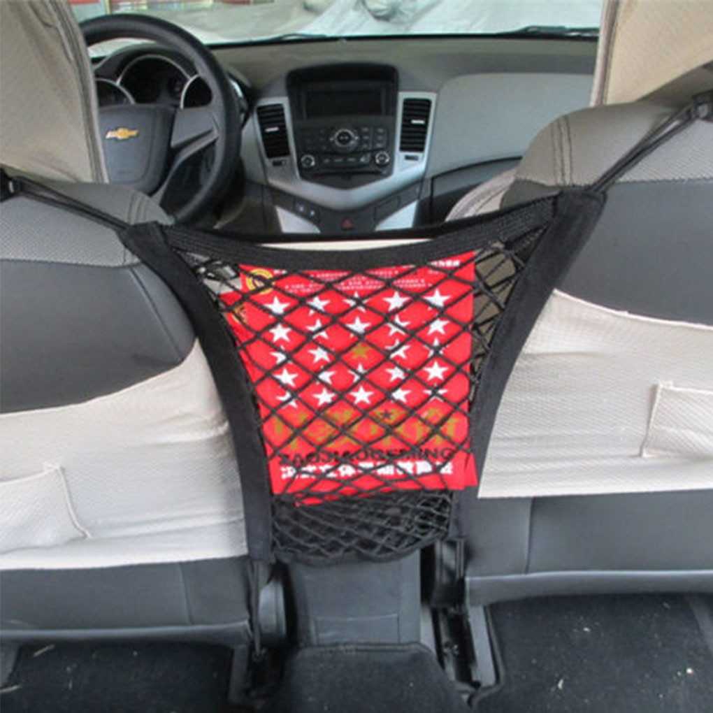 Car Net Organizer Jaring Mesh Penyimpanan Barang Di Mobil