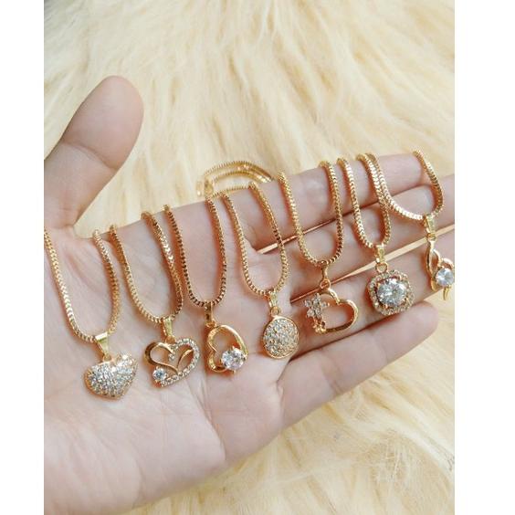 [LHT.26Au22w] Kalung Liontin Dewasa Lapis Emas