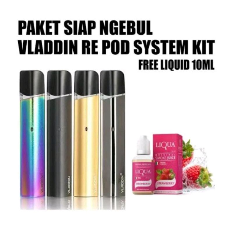 Terlaris Vapoor Vapee Vlaa Din Re / Moti Kit Fullset Siap Pakai