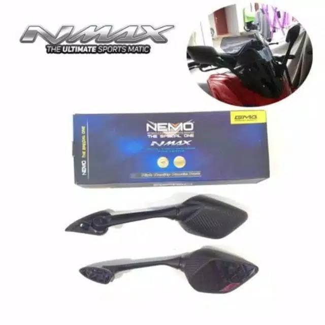 Spion R25 Nemo Tangkai Panjang Universal Nmax Pcx R15 R25 Lexi Termurah