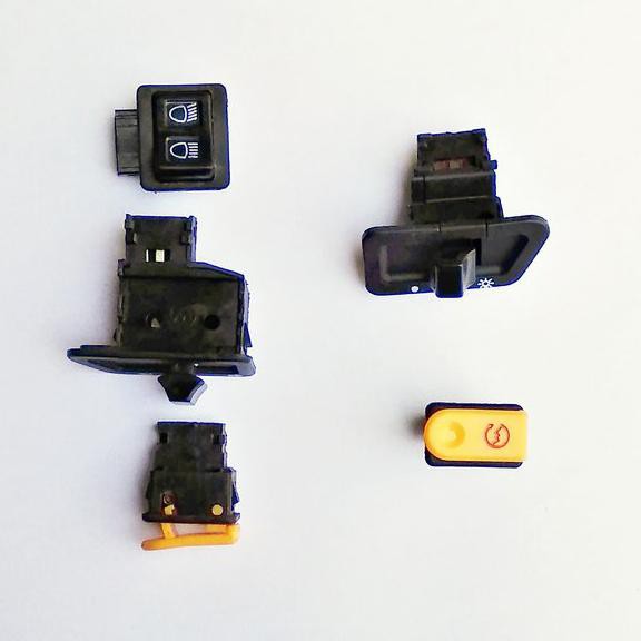 QJ 50 QTD STAR Sanex - Switch Full Set Lengkap - Klakson Starter Sein Lampu
