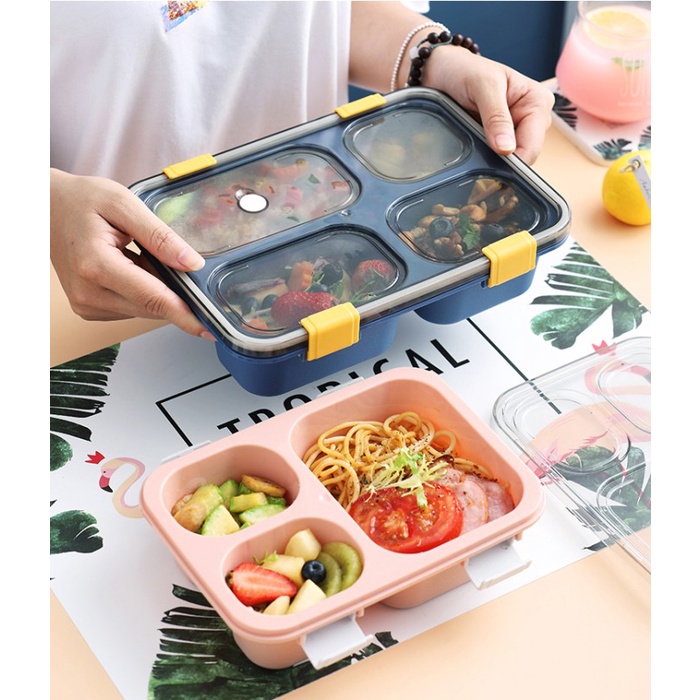 

Kotak Makan / Lunch Box Laxson Sekat 3 850ml