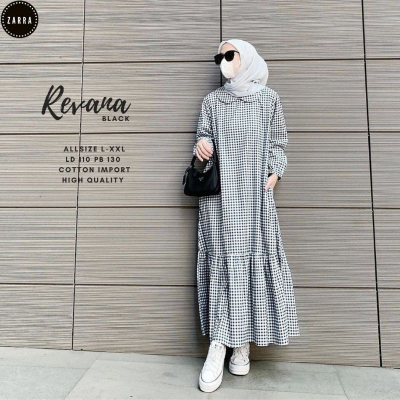 REVANA MAXY GAMIS BAHAN KATUN KD 110 BUSUI FRIENDLY