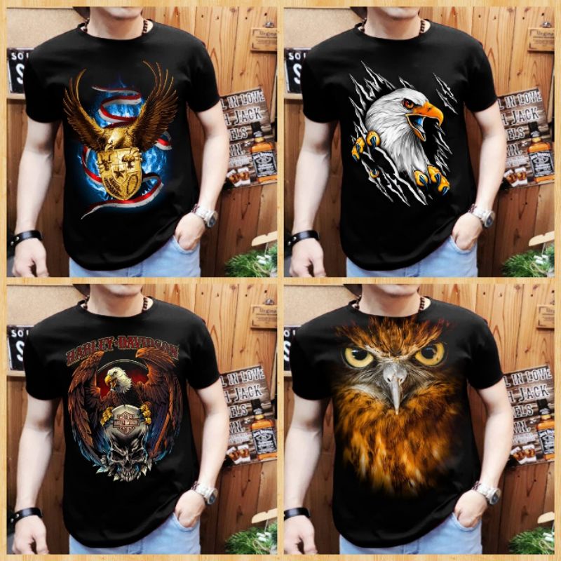 Kaos cowok keren Fp Garuda hitam terbaru