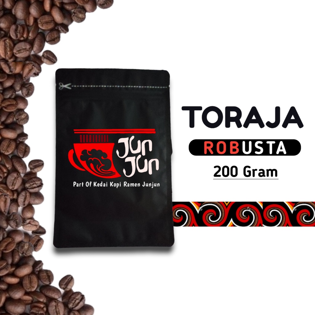 

Robusta Toraja Kalosi 200 Gram. Biji Kopi Bubuk Robusta Toraja