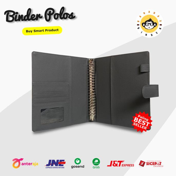 

(READY COD) Binder Polos Hitam polos 26 ring PROMOKode 2151