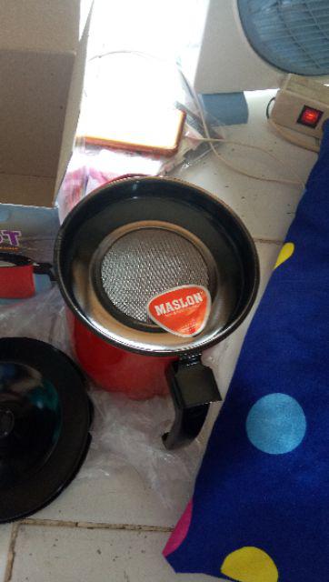 Saringan Penyaring Tempat Minyak Goreng Dapur Kitchen Oil Pot 1,5 Liter L Oilpot Maslon Maspion
