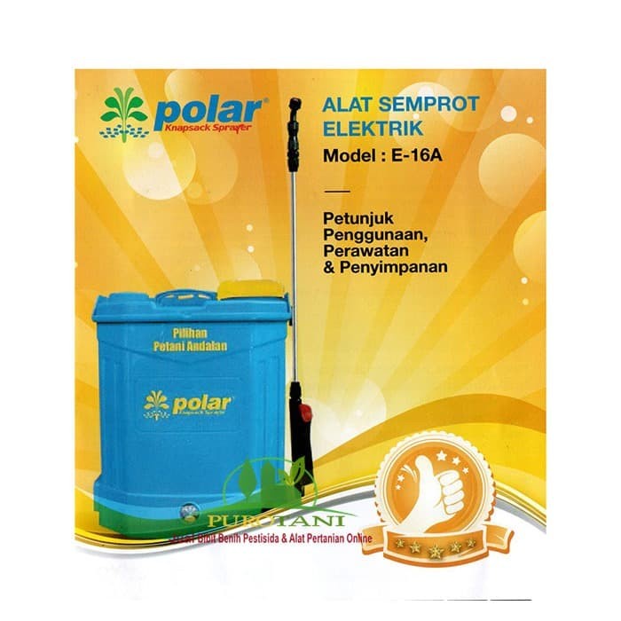 Tangki Semprot  Elektrik Merk Polar Kapasitas 16L