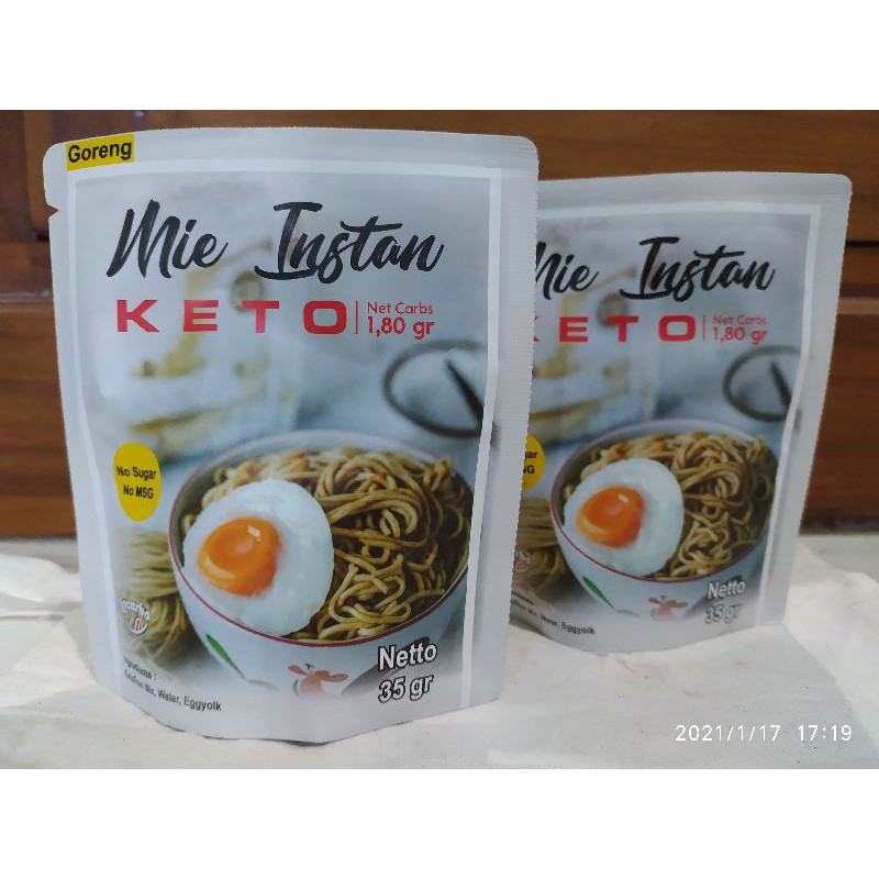 

Mie instan keto goreng sudah ada bumbunya