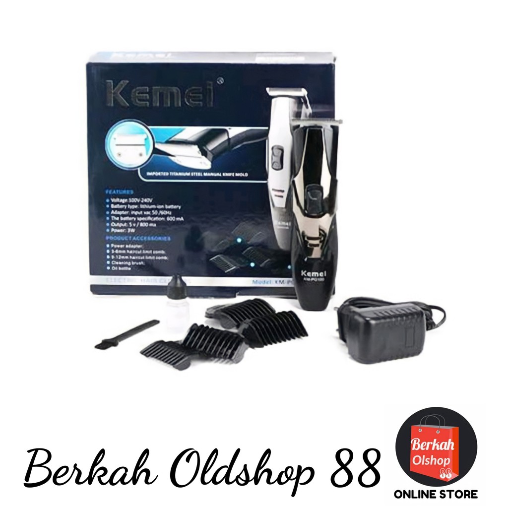 Berkah Oldshop 88 - Kemei alat cukur rambut PG 100 UNTUK BAYI DAN DEWASA